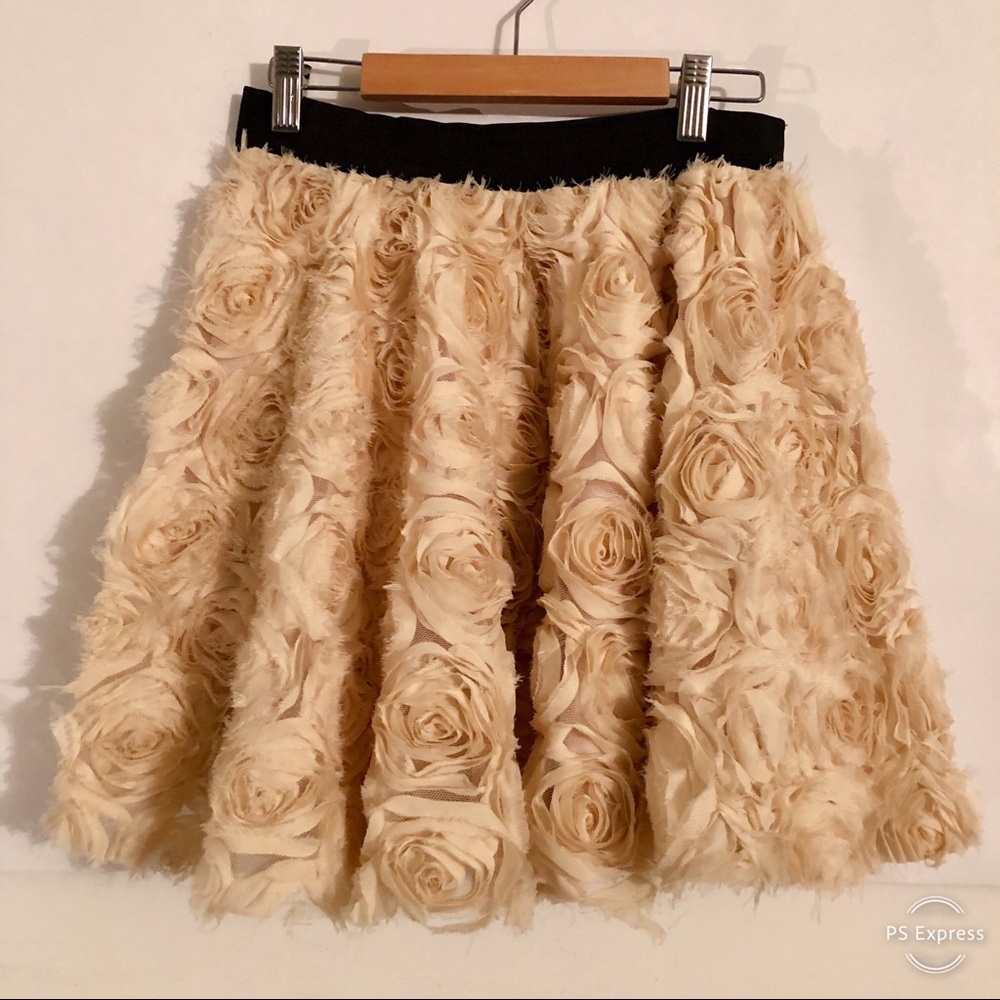 Last chance!! Free People Rose Embellished Skirt